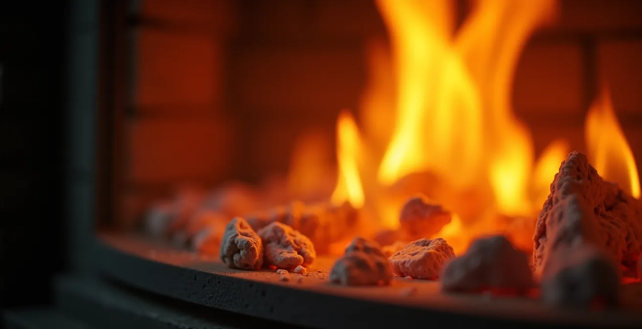 Visualisation du flux de chaleur dans un foyer ouvert versus fermé